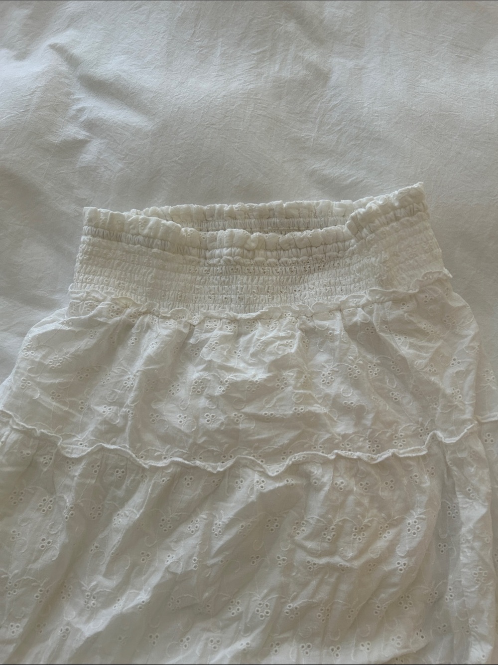 Aeropostale White Eyelet Maxi Skirt - Picture 3 of 5